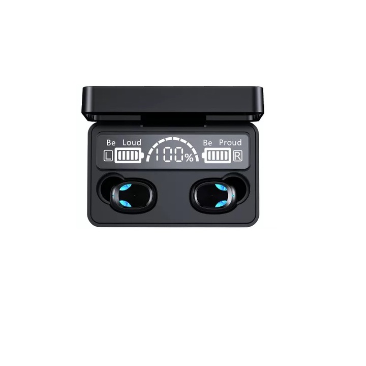 AlianX X3, Vezeték nélküli fülhallgató, Playgames, Bluetooth 5.1, Touch control, Fekete