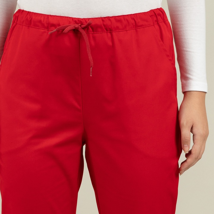 Унисекс панталон Clio, червен, M
