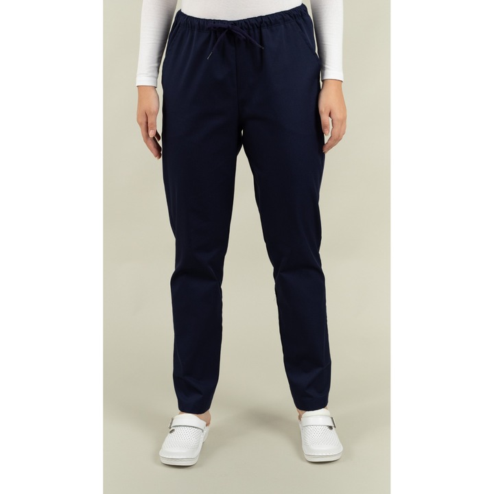 Pantaloni medical unisex Clio, cu snur, Bleumarin, XXL