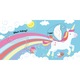 Usborne Publishing Baby's Very First Slide and See Unicorns könyv, angol