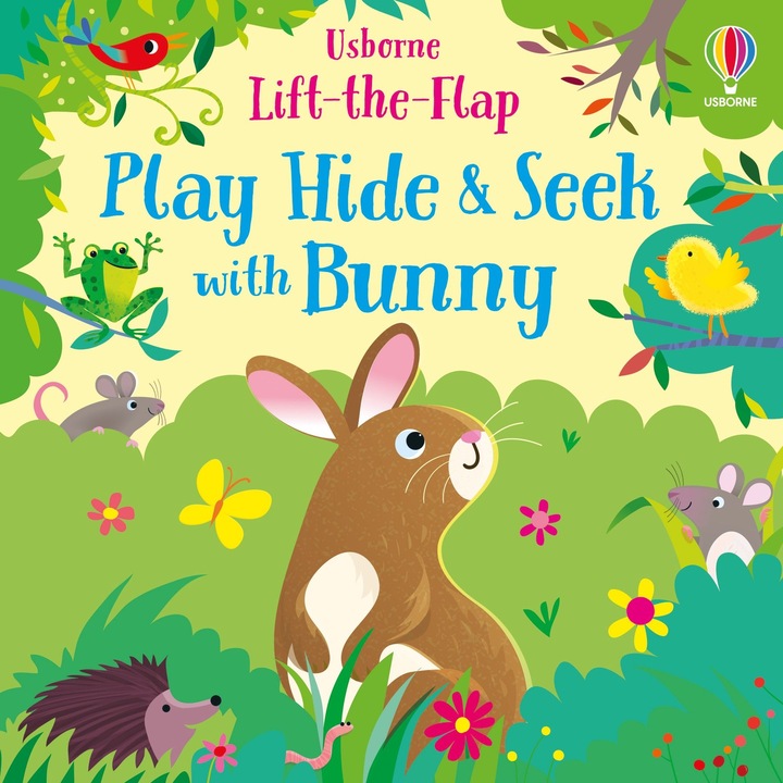 Usborne - Play Hide and Seek with Bunny (angol nyelvű könyv)