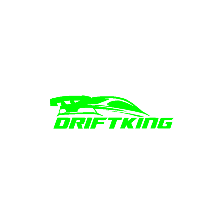 Sticker auto ''Drift king v3'', 20x16 cm, Verde