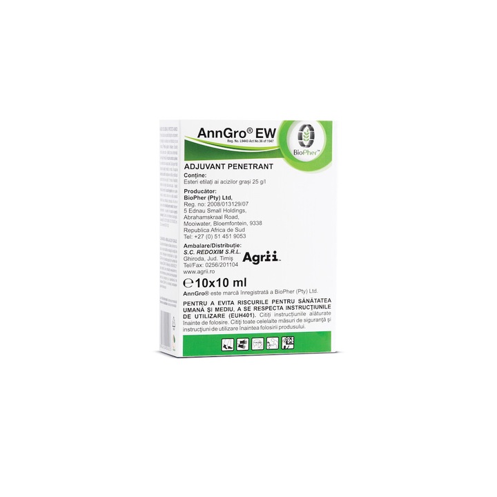 Adjuvant Anngro, o fiola de 10 ml