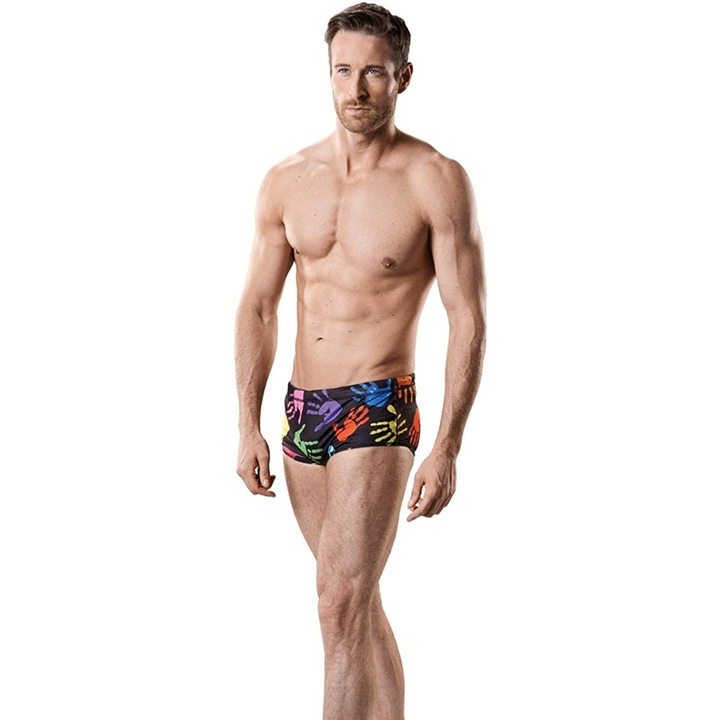 Costum inot Maru Hands Pacer de antrenament, barbati, multicolor, marimea 30"