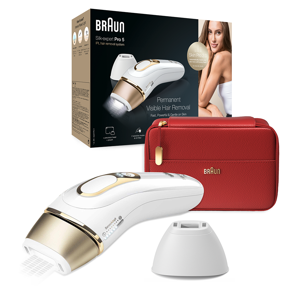BRAUN　silk-expert Pro5 Epilator IPL Braun Silk-expert PRO 5 PL5160 senzor automat