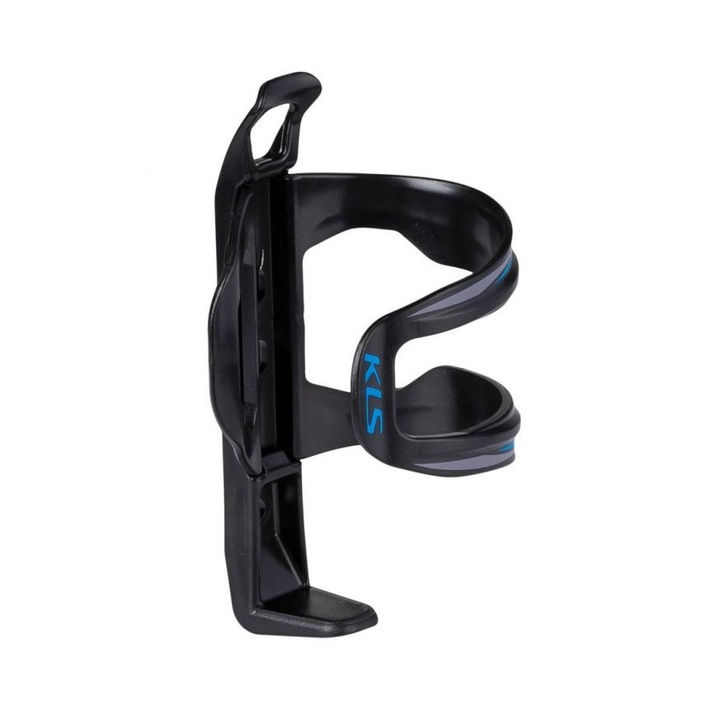 Suport sticla, Kellys, Plastic, Model Revert, Negru/Albastru