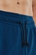 Under Armour, Pantaloni scurti din material terry, pentru fitness Rival, Bleumarin, XL