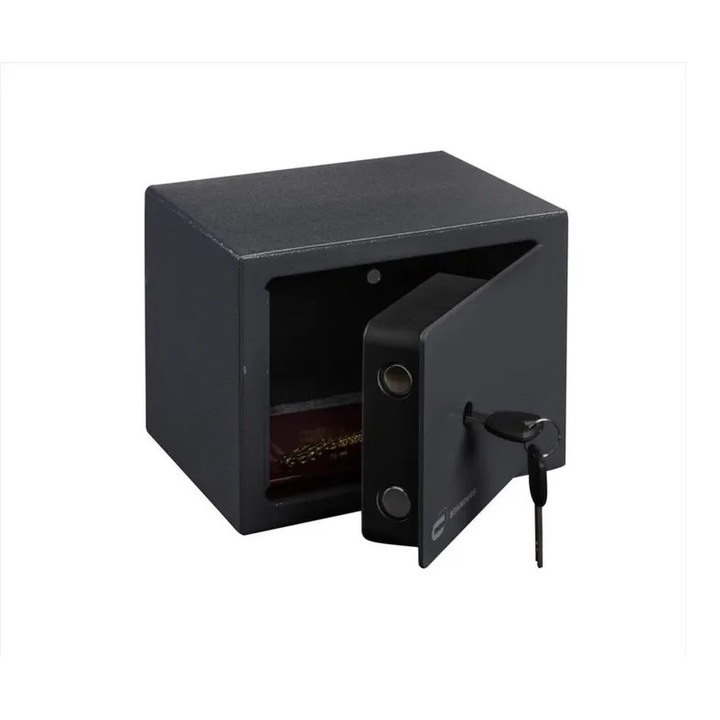 Seif metal cu cheie 200 X 150 X 150 mm