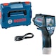 Camera termica pe acumulator Bosch Professional GIS 1000 C, 12 V, -40°C/+1000°C domeniu lucru, ± 1°C precizie, 635 nm dioda laser, cutie L-Boxx, insertie scula electrica/accesorii, card Quickstart, cablu micro-USB, fara acumulator, incarcator