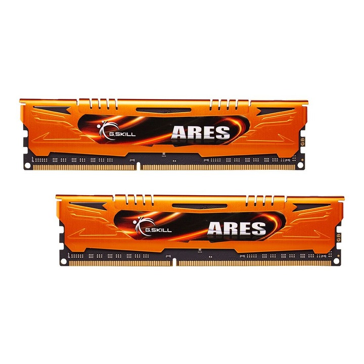 G.SKILL 8GB DDR3 1600MHz Kit(2x4GB) Ares Orange, 178405, Memória