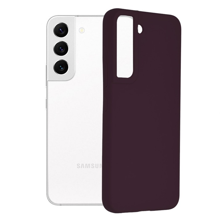 Калъф за Samsung Galaxy S22 5G, Силиконов, Виолетов цвят
