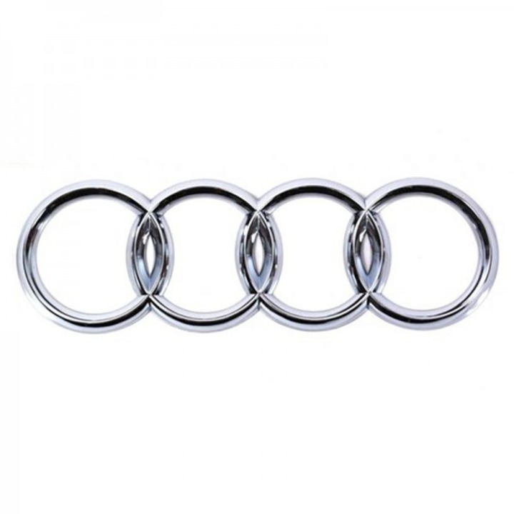 Sigla Audi A4 B6, montare pe spate, 192mm, argintiu