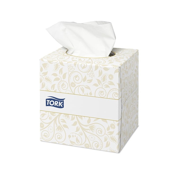 Servetele Faciale Tork Cube Premium Extra Delicat, 100buc/cutie