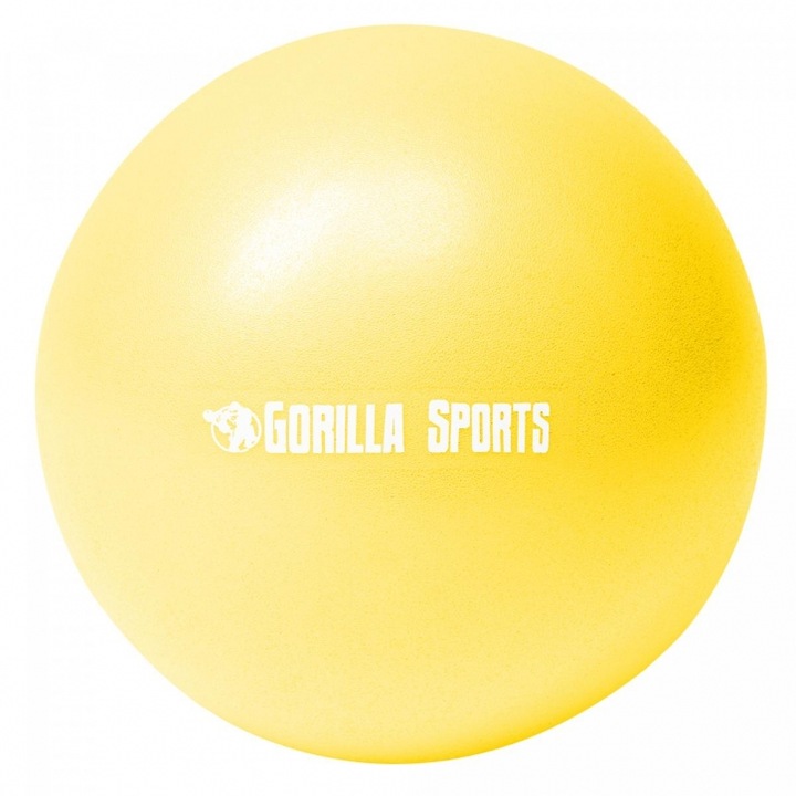 Minge fitness/yoga/pilates, Gorilla Sports, 28 cm, Galben