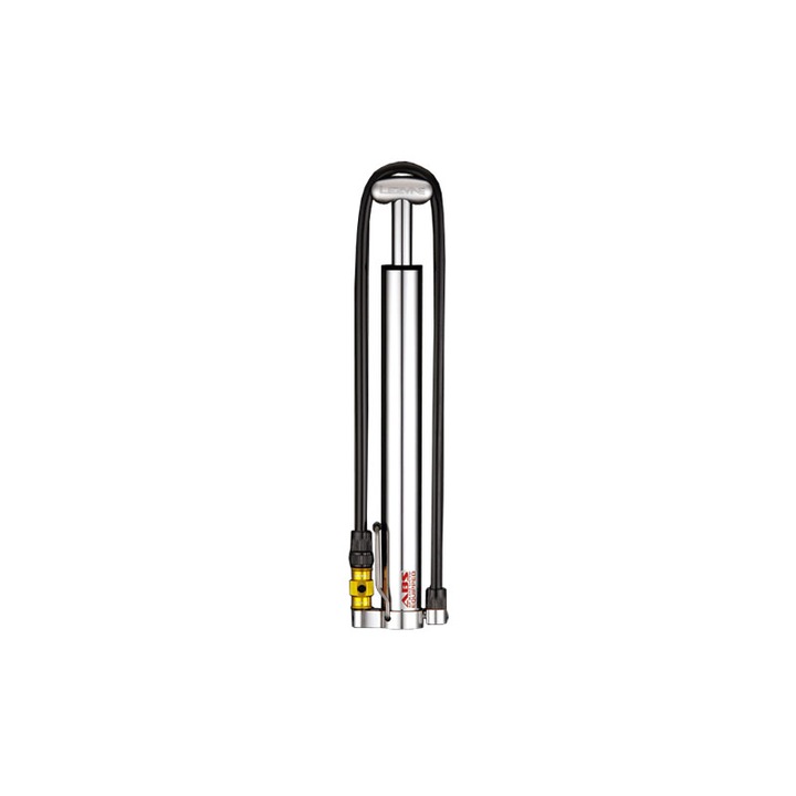 Pompa bicicleta, Lezyne, LZN-1-MP-MFDR-V2HV, De mana, Alb/Negru, 300 mm
