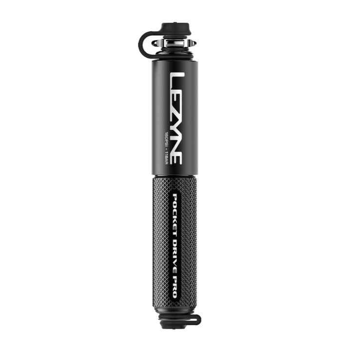 Kerékpárszivattyú, Lezyne, LZN-1-MP-PKDRPRO-V117, Manuális, Fehér/fekete, 15 cm