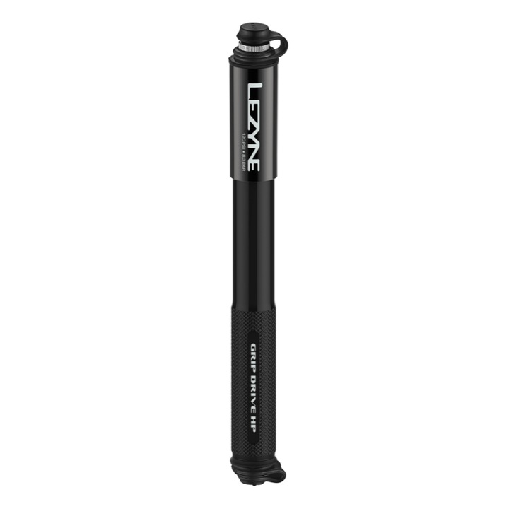 Pompa bicicleta, Lezyne, LZN-1-MP-GRIPHP-V1M04, De mana, Alb/Negru, 23 cm