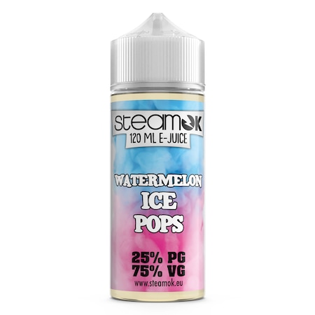 Lichid Tigara Electronica, SteamOK, Watermelon Ice Pops eJuice 120ml 0mg