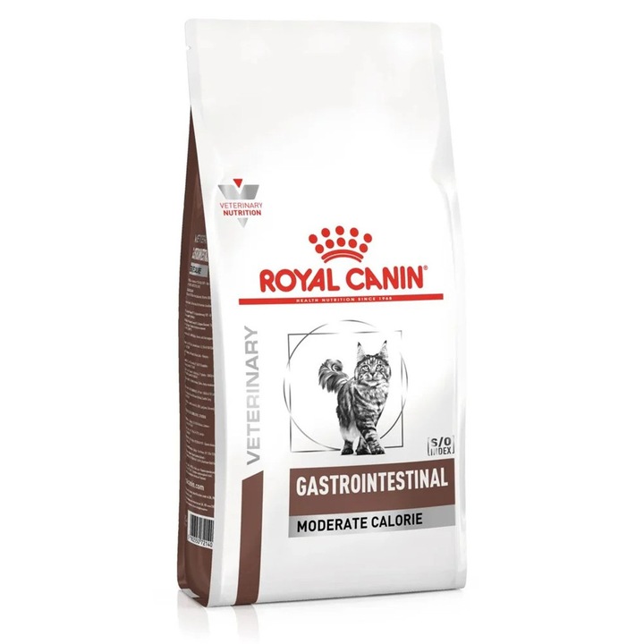 Hrana uscata pentru pisici ROYAL CANIN Cat Gastro Intestinal Moderate Calorie, 400 g