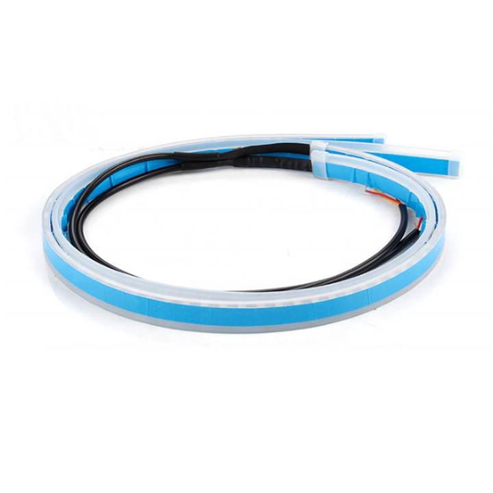 Set 2 benzi LED DRL CE Contact Electric, 45cm, rezistente la apa IP68