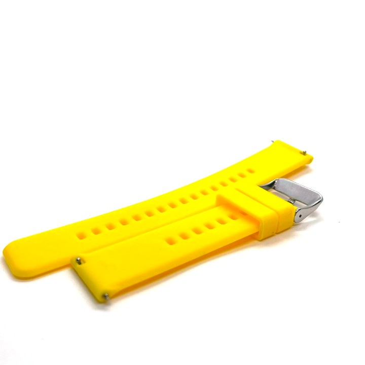 Curea ceas silicon10 galben