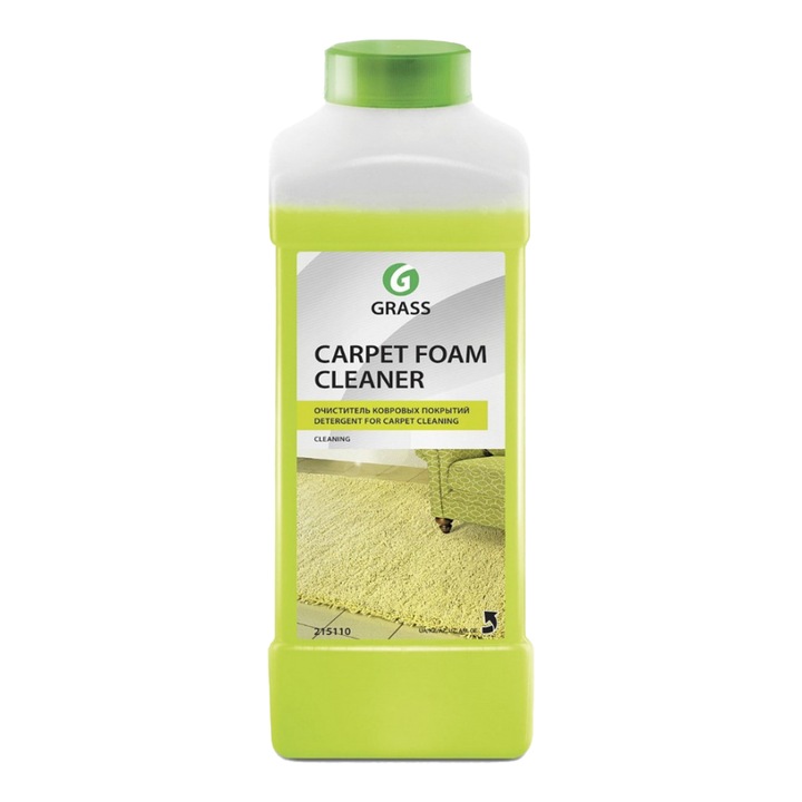 Detergent Carpet Foam Cleaner, Grass, 1 L