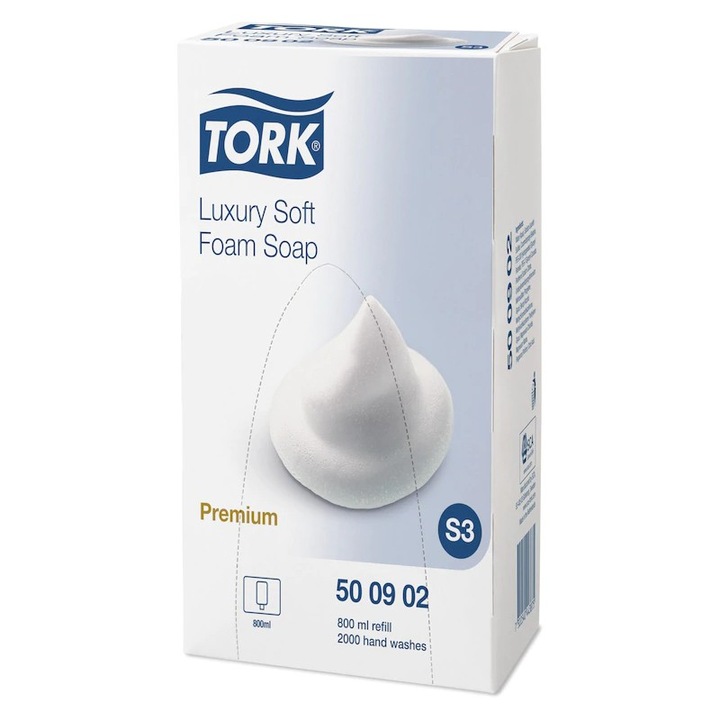 Tork Premium S3 сапун на пяна, ароматизиран, 800 мл
