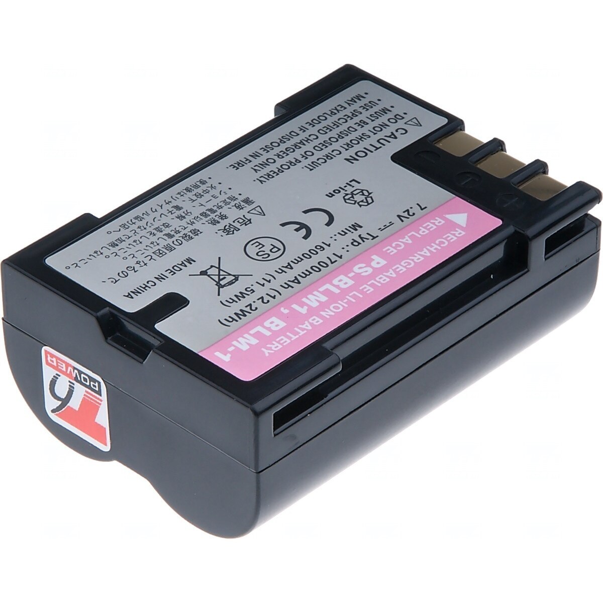 Baterie T6 Olympus PSBLM1, BLM1, 1700mAh, negru eMAG.ro