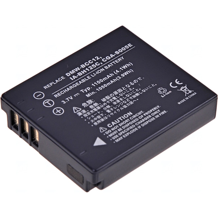 Baterie T6 Power compatibil cu Samsung IA-BH125C, 1100mAh, 4,1Wh, negru