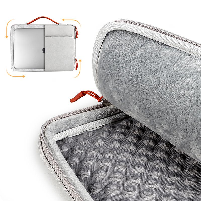 Geanta laptop, Poliuretan/Poliester, 14.1-15.4'', Impermeabil, Fermoar dublu, Albastru