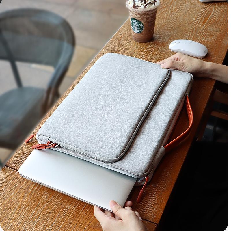 Geanta laptop, Poliuretan/Poliester, 14.1-15.4'', Impermeabil, Fermoar dublu, Albastru