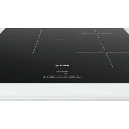 Plita incorporabila Bosch PUJ611BB1E, Inductie, 3 zone de gatit, Control Touch, Timer, PowerBoost, 59.2, Negru