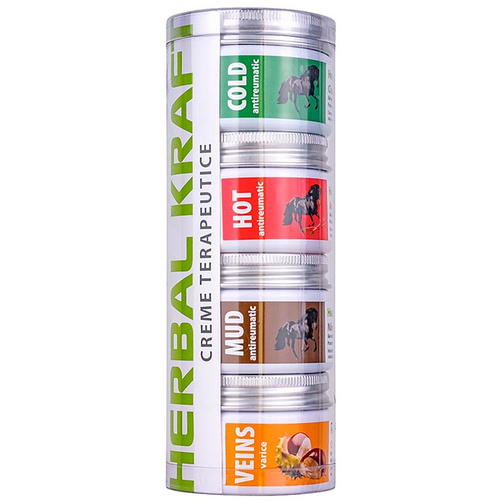 4 db-os krém szett, Herbal Kraft, Multi Therapy, 4x70 ml
