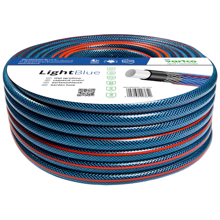 Rugalmas kerti tömlő Light Blue 4 rétegű, 3/4", 50m