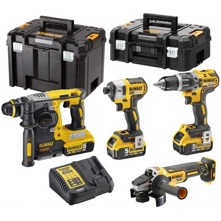 Комплект 4 машинки с батерии Dewalt