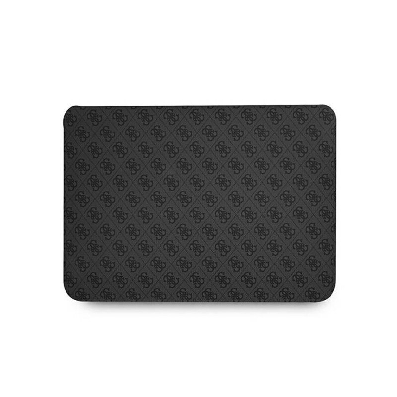 Husa Premium Guess Sleeve Uptown Triangle Logo, Compatibila Cu Laptop / Macbook 16 Inch, Negru - 39950