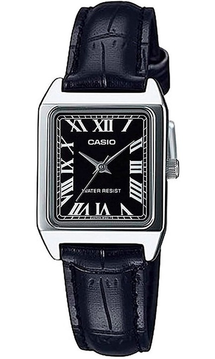 Ceas analogic pentru femei, Casio, Ogolo, neagra, One size