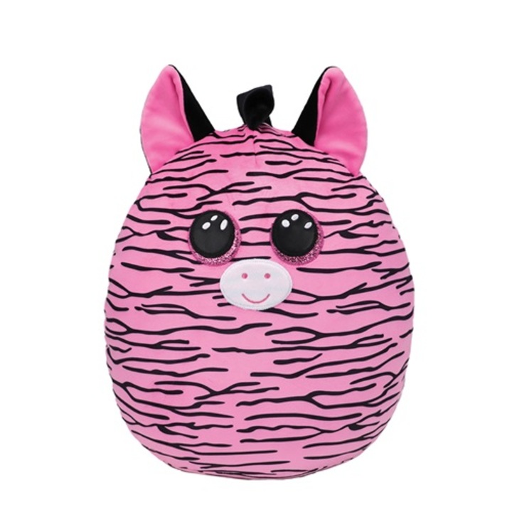 Jucarie de plus TY - Squish, Zebra Zoey, 22 cm