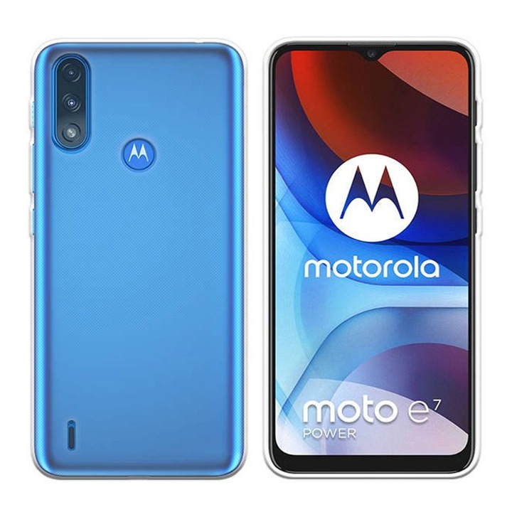 Капак за Motorola Moto E7i Power - Тънък силикон, Ultra Slim, Гел, 0.3 mm, Прозрачен