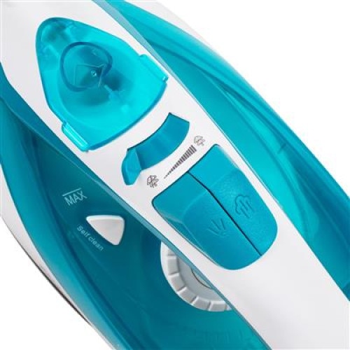 Fier de calcat cu abur TRISTAR ST-8320, 2600W, 0.37l, 240V, temp. max.230 °C protectie supaincalzire, alb/verde