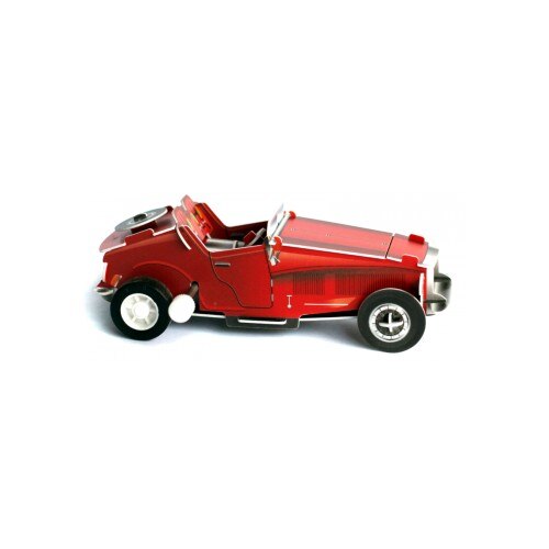 Puzzle 3D - Creeaza-ti propria masina clasica rosie