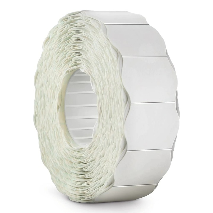 Etichete de pret autoadezive, Prix International, adeziv permanent, colturi rotunjite, 1.000 etic/rola, alb, 26 x 16 mm