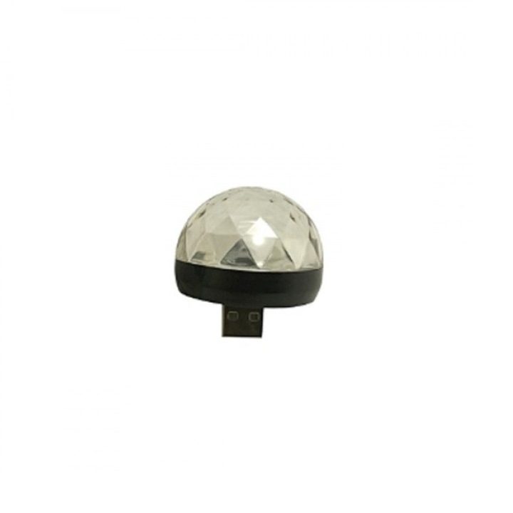 Mini lampa disco, LED, Multicolor
