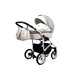 Carucior 4 in 1 White Lux, BabyLux, Aluminiu/Bumbac, 9/10/15 kg, Bej latte