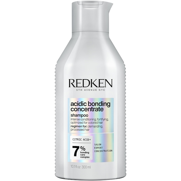 Redken Acid Bonding Concentrate sampon, Erősítő és Revitalizáló, festett hajra optimalizált, 300 ml
