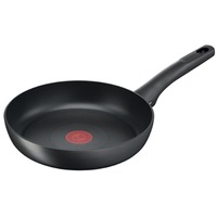 Tigaie universala Tefal Ultimate, 22 cm, inductie, indicator Thermo-Signal, invelis antiaderent din titan, negru