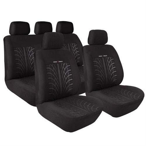 Set huse scaun auto Lampa Road Track, Negru