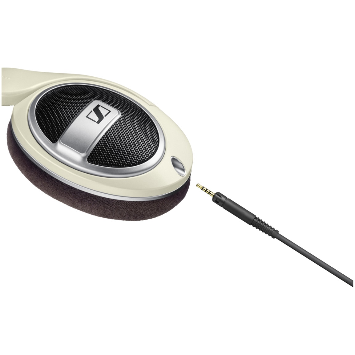 Casti over ear Sennheiser HD 599, cu fir, Beige/Brown - eMAG.ro