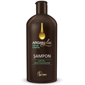Sampon cu argan si ulei de masline - ARGAN PLUS 250 ml, Farmec Sampon cu argan si ulei de masline - ARGAN PLUS 250 ml, Farmec