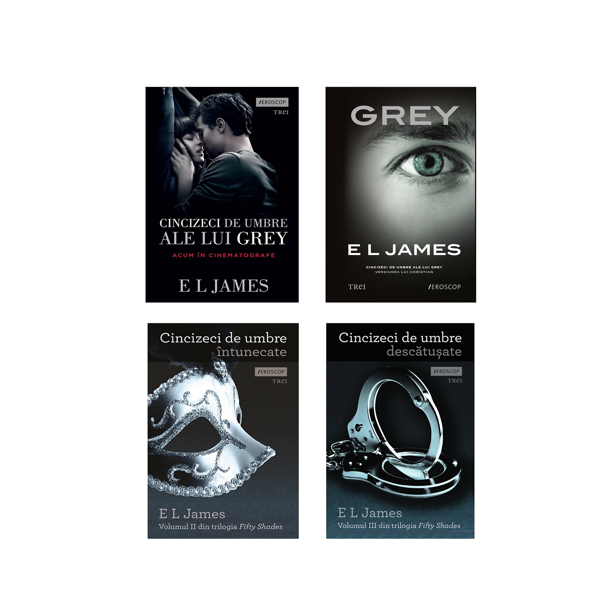 Perennial fluid writing Pachet Fifty Shades of Grey - 4 carti - eMAG.ro
